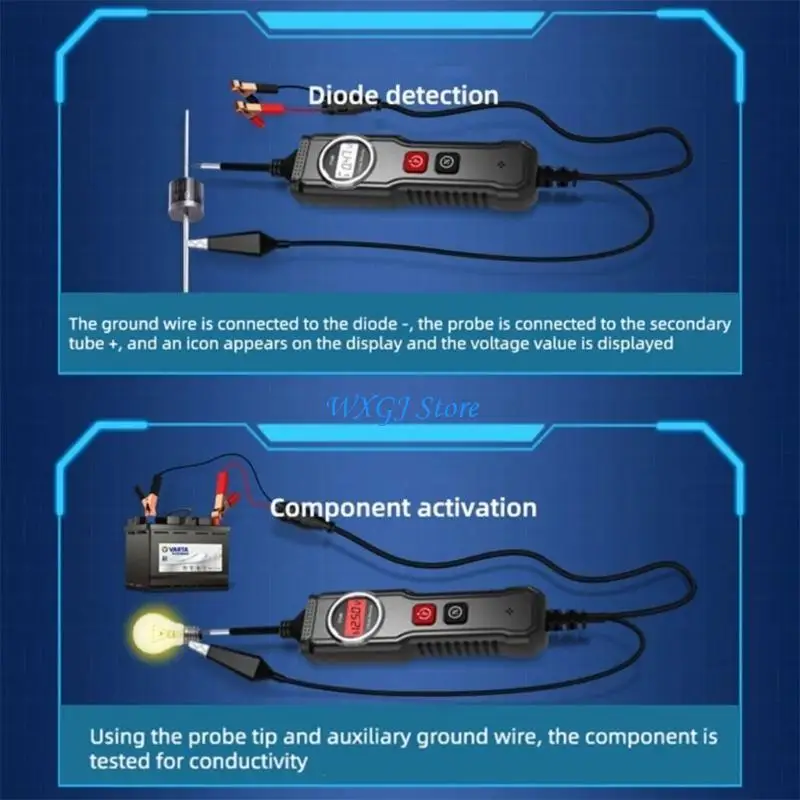 37JE Efficient Vehicle Electrical System Continuity Tester Tool For Quick Fault Detection And Troubleshooting In Car Circuits