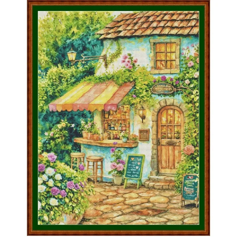 Shop 14CT 16CT Printed On Canvas Cross Stitch DIY Set Chinese Pattern Kit Home Needlework Embroidery 143 Colors