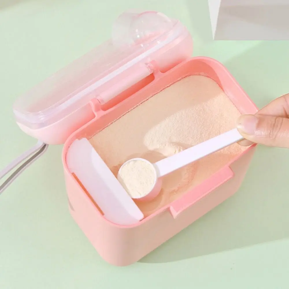 PP Milk Powder Storage Box Dust-Proof Wide Mouth Snacks Container Convenient Lightweight Formula Dispenser Container