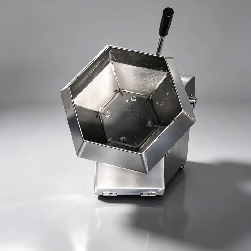 Potato Chips Powder Octagonal Snack Seasoning Mixing Mixer Machine Broad Bean Peanut Seasoning Coating Machine Small