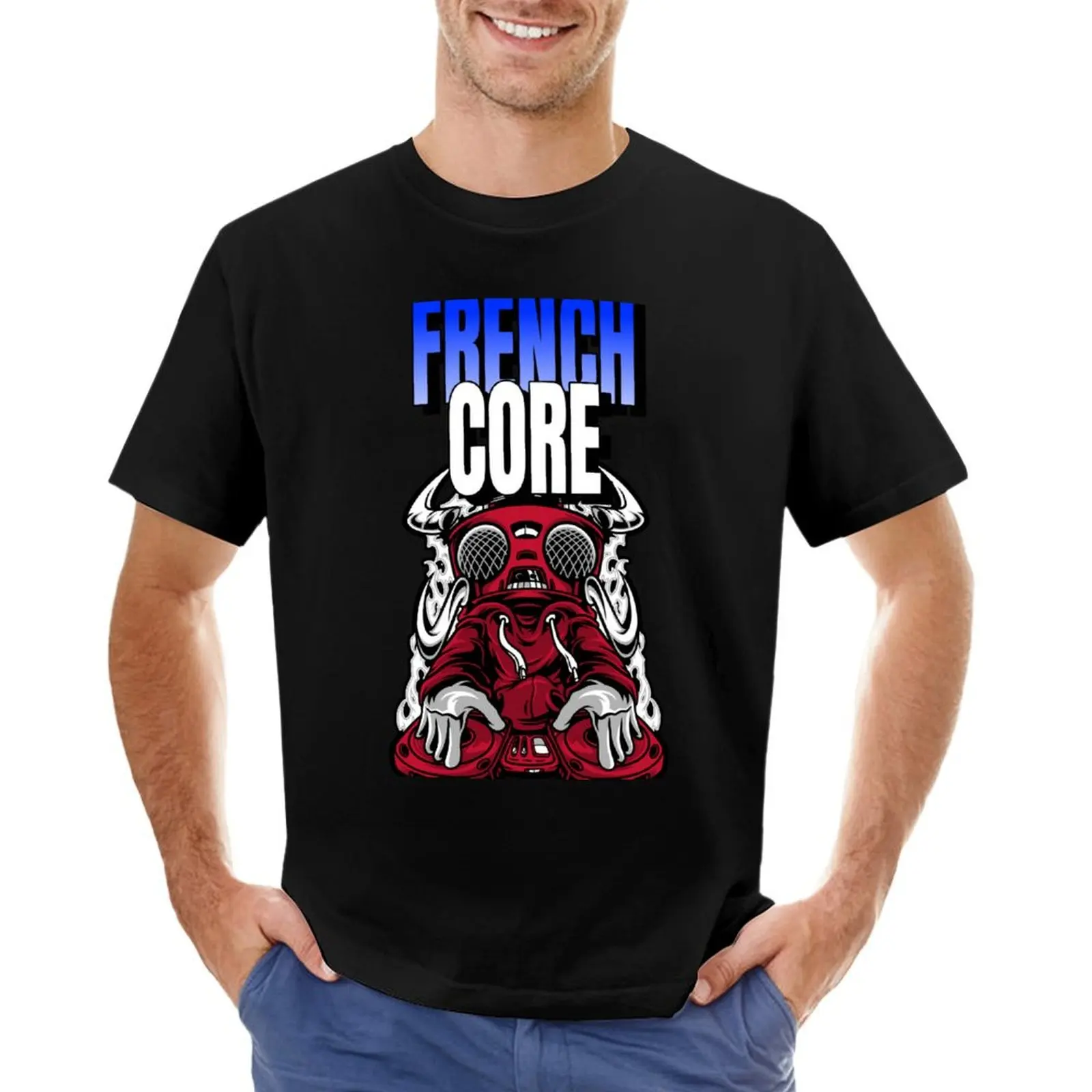 

Frenchcore DJ Rave T-Shirt anime stuff vintage t shirts plus sizes T-shirts for men cotton