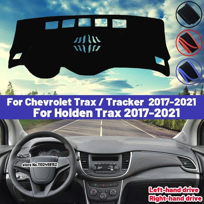 Alfombrilla de Alta Calidad para el Tablero de Chevrolet Trax Tracker 2017-2021, Cubre el Tablero, Protege del Sol, Anti-UV, para el Interior del Vehículo