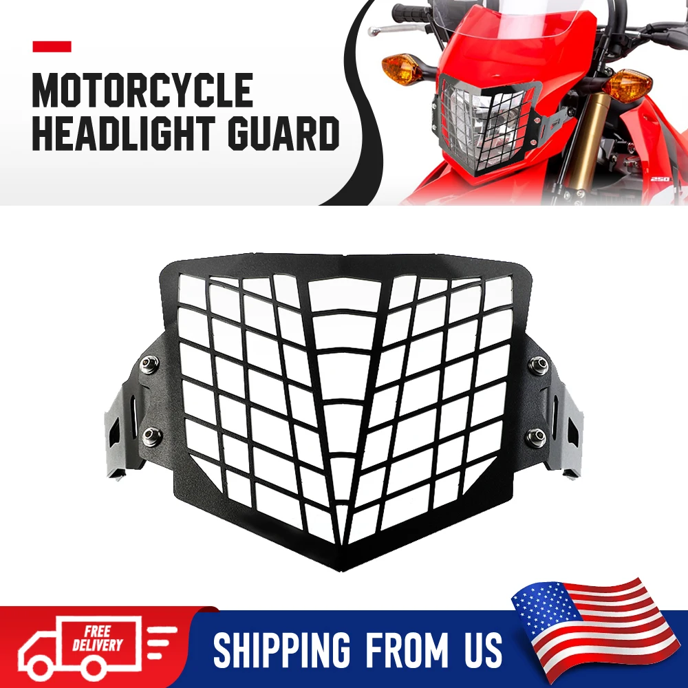 

For Honda CRF250L CRF250M CRF300L CRF250L 250M 300L 2012-2023 2022 2021 2020 Motorcycle Headlight Guard Cover Grill Protection