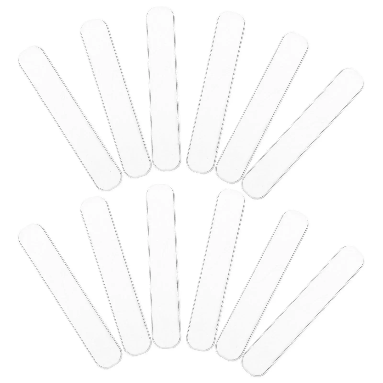 Clear Silicone Door Stoppers 12Pcs Self Adhesive Cabinet Bumpers Noise Reducing Transparent Pads