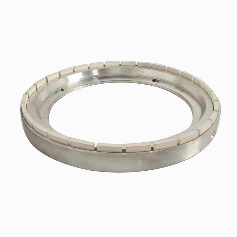 Vitrified Bond Silicon Wafer Back Grinding Wheel for Semiconductor Wafer Thinning Process 6A2T 209mm 320#