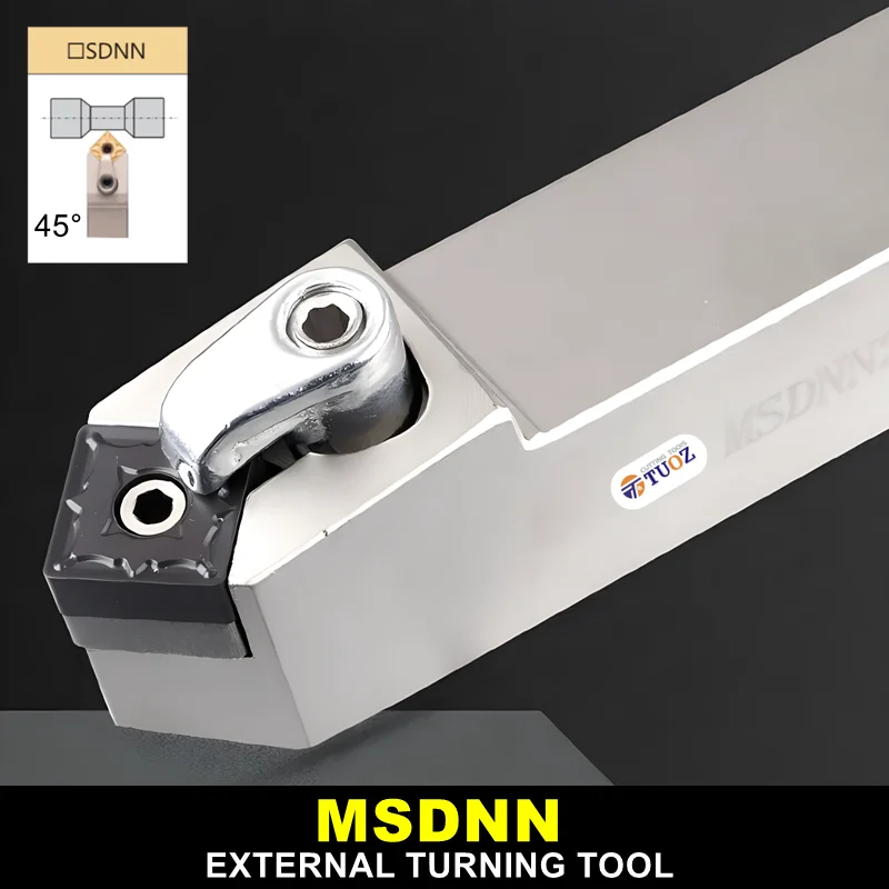 

High quality MSDNN MSDNN1616H12 MSDNN2020K12 MSDNN2525M12 16MM 20MM 25MM External Turning Tool Holder Cutter