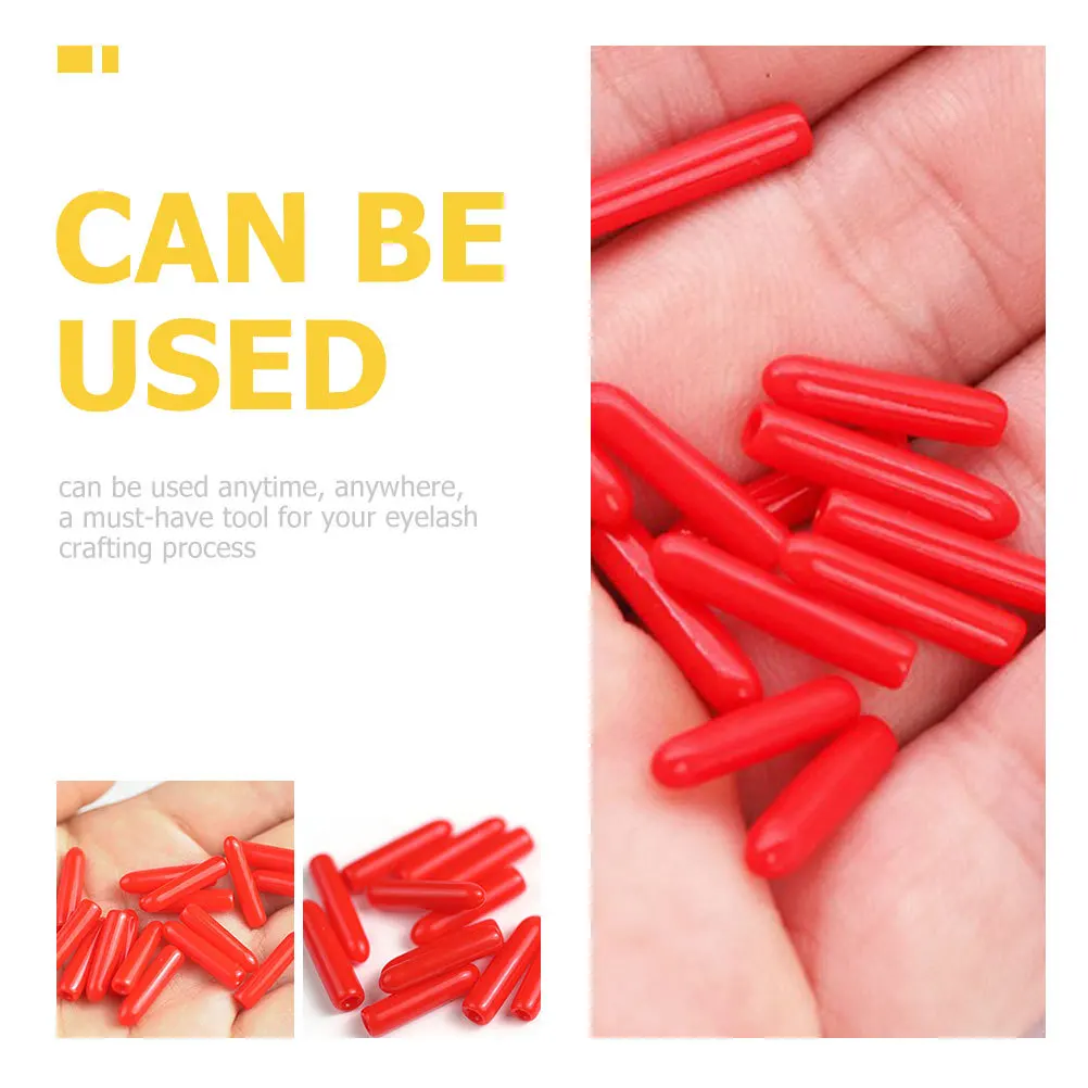 120 個カバー移植キャップまつげピンセットアクセサリーポイントまつげまつげのヒントカバーピンセットケースプロテクター