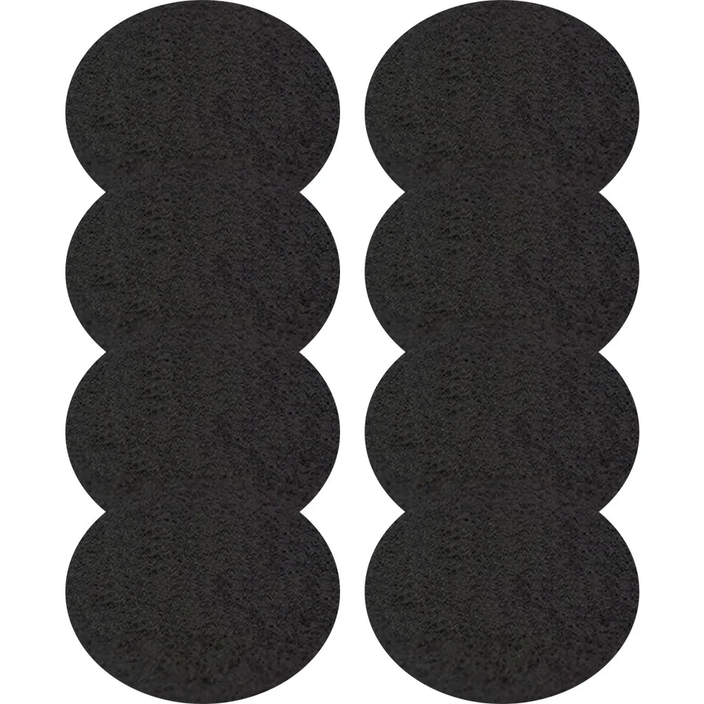 8Pcs Incense Burner Mat Fireproof Insulation Pad 8.5cm Diameter High Temp Resistant Cotton Aluminum Dual Layer for Cone Coil