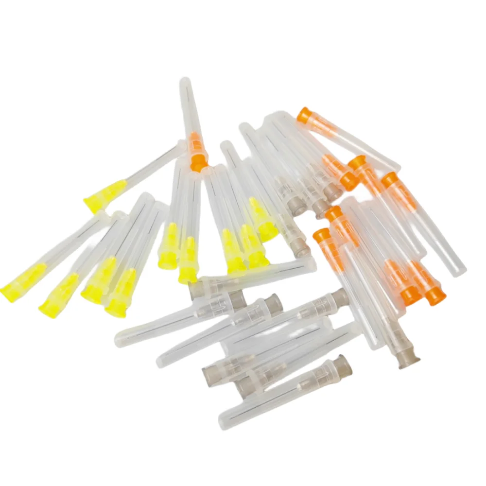 Dental Endo Irrigation Needle Tips - Closed-End Side Vent Syringe for Root Canal Irrigation (25G/27G/30G)