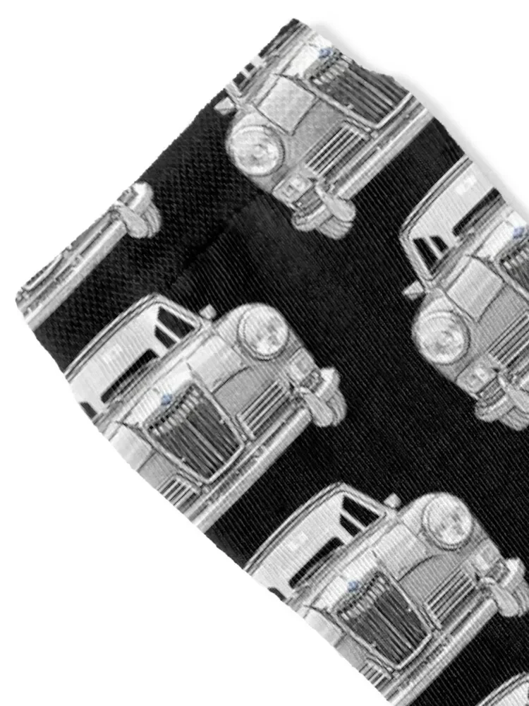 Riley Elf 1960s British classic car monochrome Socks crazy funny sock winter thermal Sports Boy Socks Women's