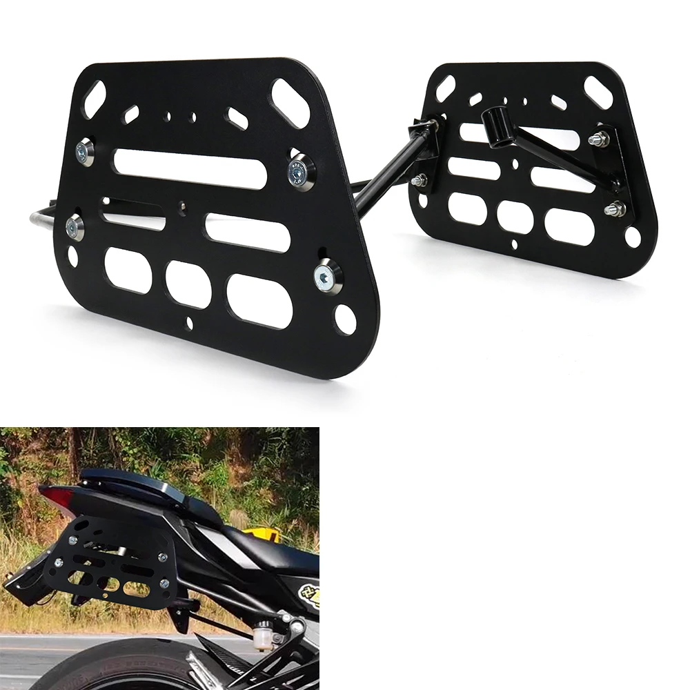 

Fit For Yamaha MT-07 FZ-07 MT07 FZ07 2014-2024 Motorcycle Saddlebag Support Racks Bar Mount Bracket Pannier Racks Side carrier