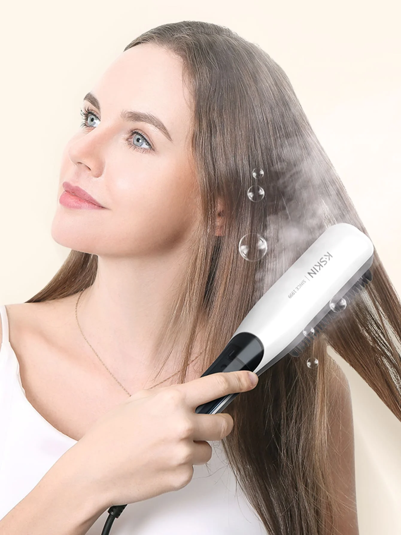 Professional Hot Steam Hair Straightener Comb ,Straightening Hair Brush,Dropshipping