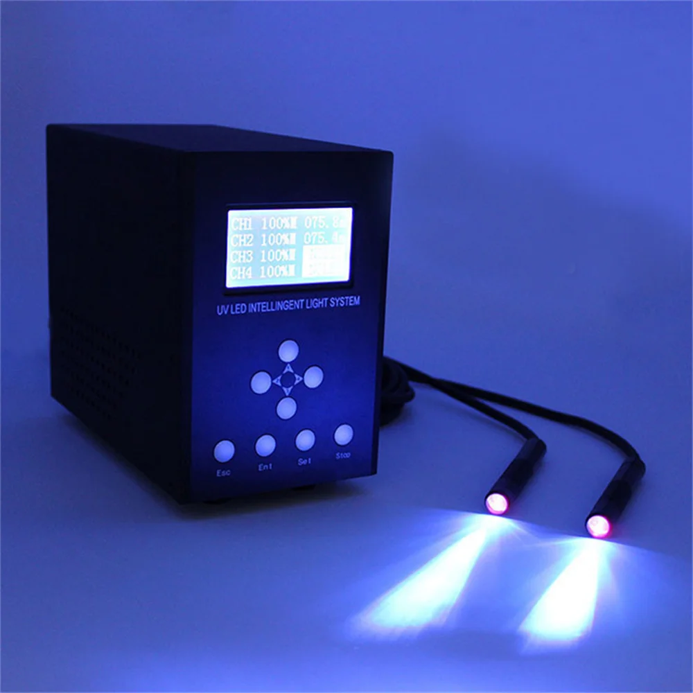 Ultravioleta Fast Drying Lamp, UV LED Point Light Source, Curando a máquina de irradiação, Shadowless Adhesive, 365NM