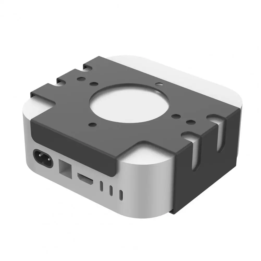 Desktop Metal Mount Mini Computer Mount Heavy Duty Mini Desktop Computer Holder Stand Metal Mount with Screws Anti-slip