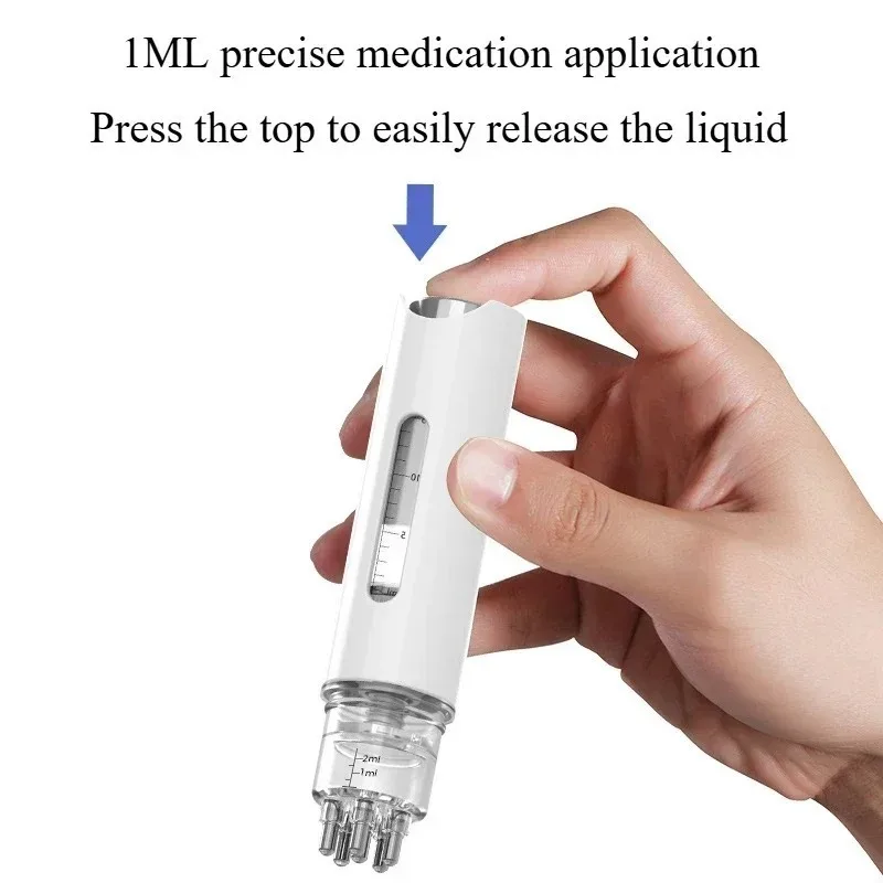 Hair Oil Applicator Scalp Massage Comb Liquid Guiding Mini Comb Essential Oil Dispenser Anti Hair Loss Scalp Care Comb view 5