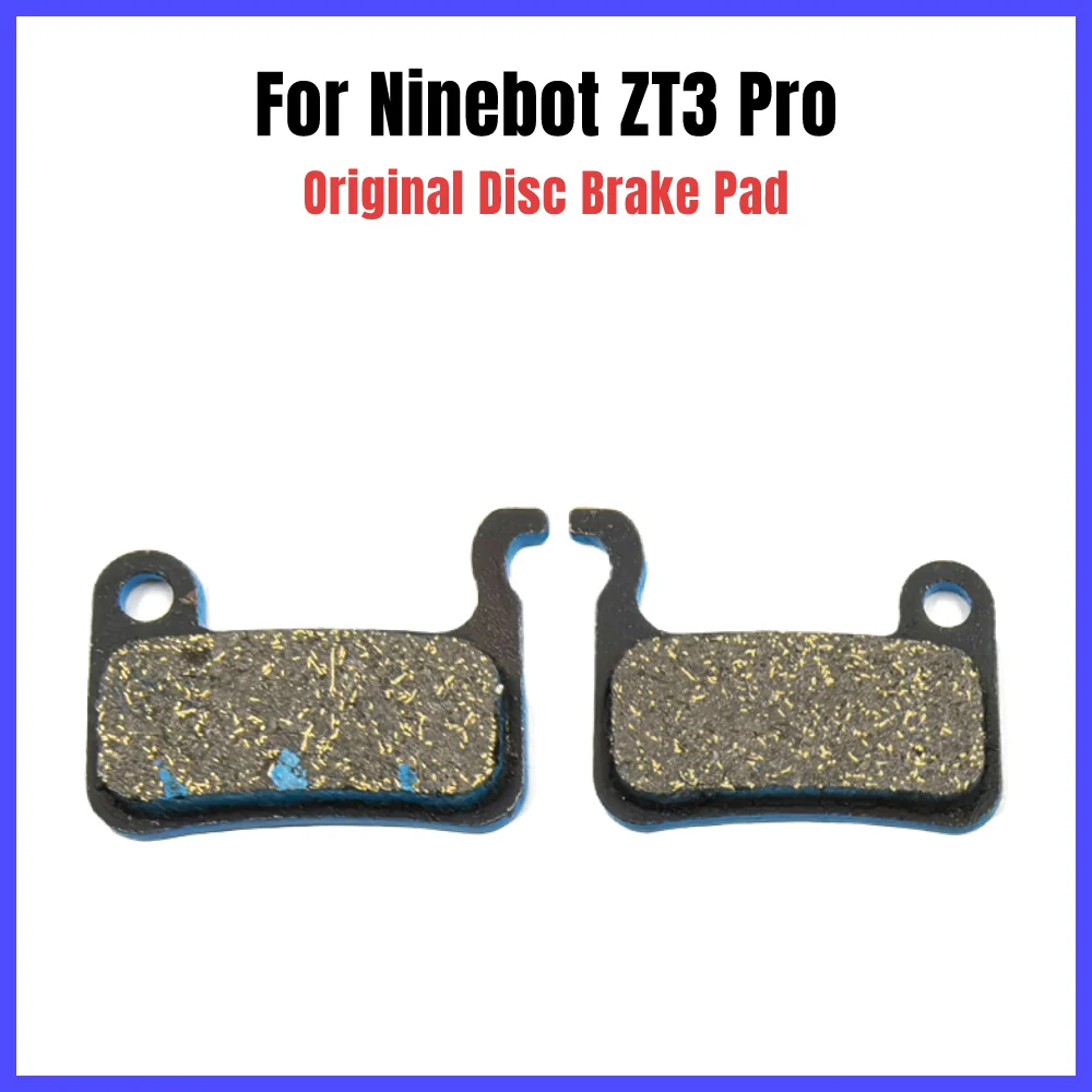 Original 1pair Semi Full Metal Disc Brake Pads for Segway ZT3 Pro Electric Scooter Disc Brake Caliper Pad Replacement Parts