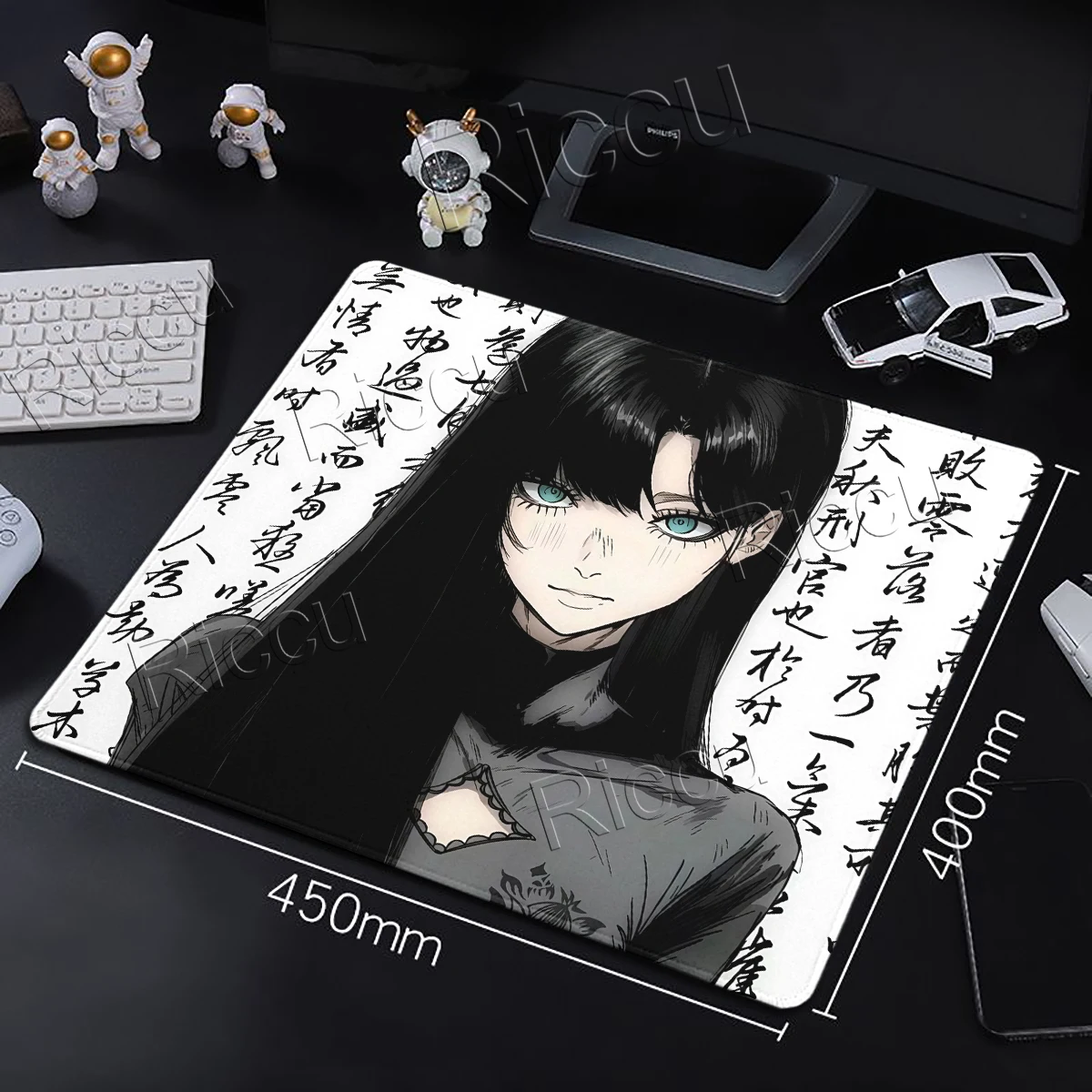 Cool Anime Girl Mouse Pad Game Ultrafine Surface E-Sports Mousepad Gamer Computer Gaming Accessories Laptop Small Mouse Mat Rug