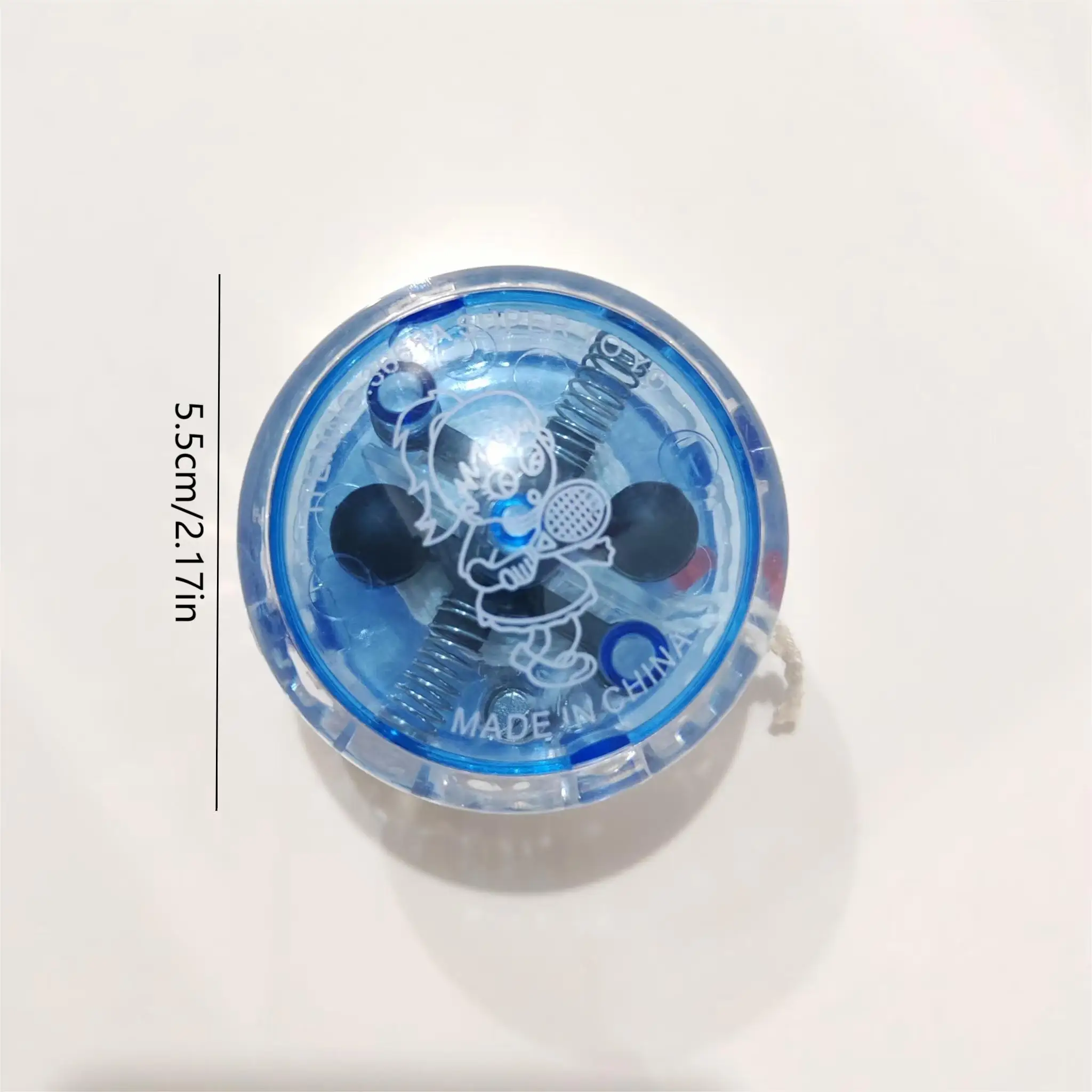 لعبة أطفال يو يو مضيئة بإضاءة LED، هدية مثالية للأطفال، هدية حفلة العطلات، لون عشوائي #6