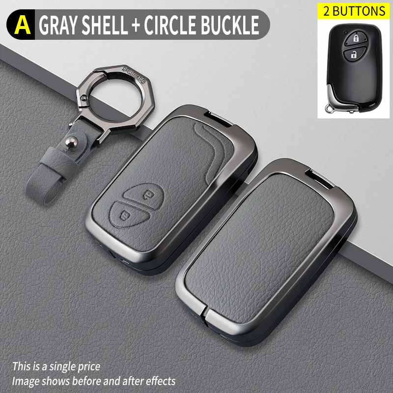 2/3/4 Button Car Key Case Cover Shell Keychain For Lexus CT200H GX400 GX460 IS250 IS300C RX270 ES240 ES350 LS460 GS300 450h 460h