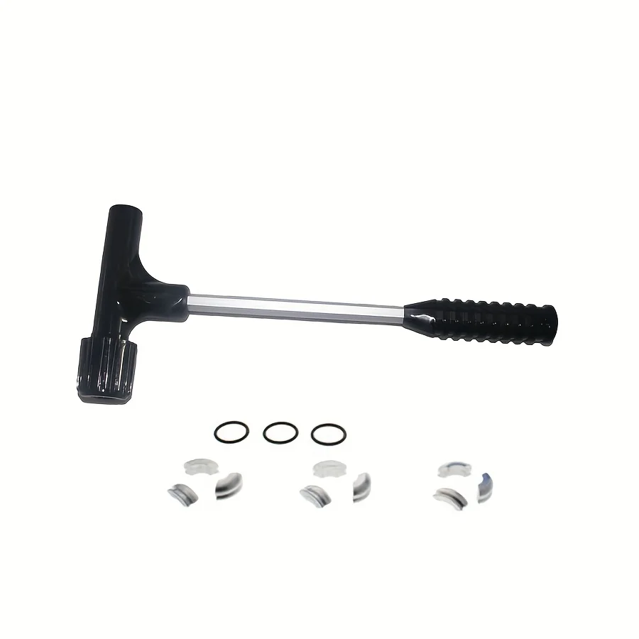 قطعة واحدة من أداة سحب الرصاص مع ثلاث مجموعات من الأطواق