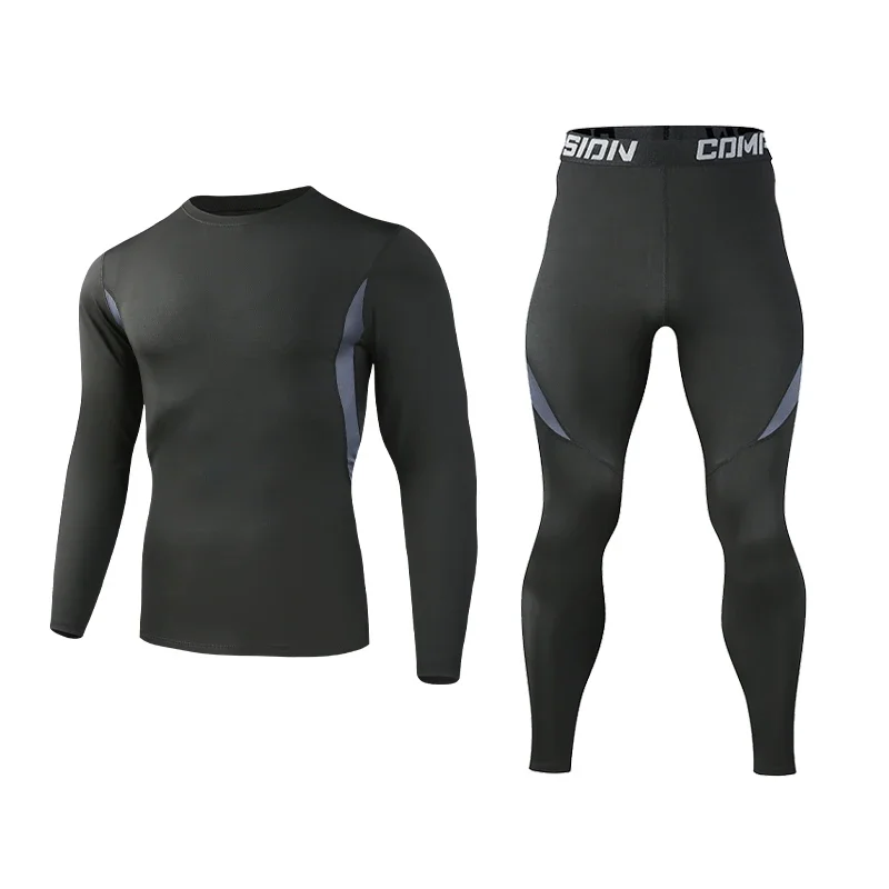 

Autumn and winter sports compression suit, outdoor sports function underwear, breathable moisture and sweat