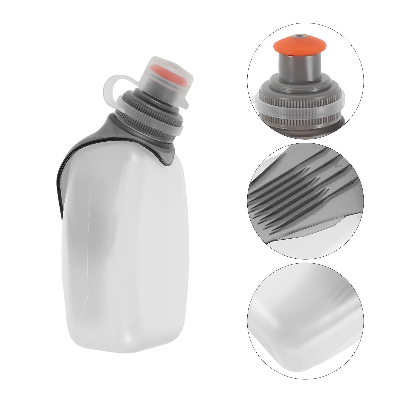 

250Ml Running Water Bottle Handheld Ergonomic Design Sports Drink Flask for Backpacking Jogging Fitness Workouts