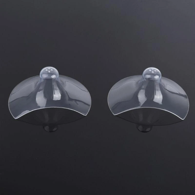 J15U Nipple Cover Contact Nipple Protector Breastfeeding Everters with CarryingCase