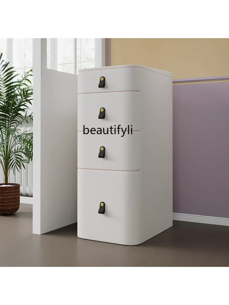 

ss7486 Three Four Five Chest of Drawers Small Apartment Bedroom Solid Wood Storage Organizer White Bedside Table Storage Cabinet