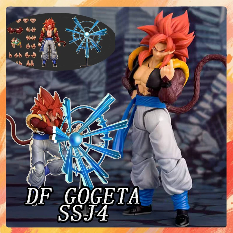 

Demoniacal Fit Dragon Ball SHF Gogeta Figure GT Super Saiyan 4 Gogeta 3.0 Anime Action Figures Goku Figurine Model Toys Gifts