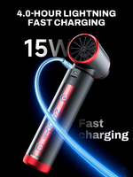 Blower Super Powerful 1500g Strong Wind Pressure Violent Fan 88m/s Wind Speed Turbo Jet Blower 24000mAh Battery Turbo Fan Jet
