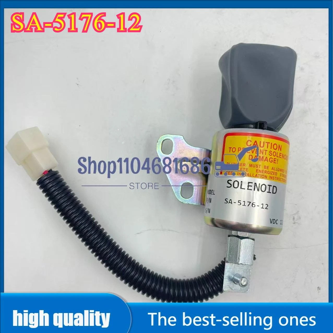 

1756ES-12SUC5B1S5 SA-5176-12 SA-4899-12 1 шт. 12 В электромагнитный клапан отключения топлива подходит для Kubota D722 D902 Z482