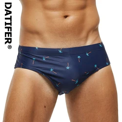 Datifer-pantalones cortos de baño para hombre, bañador Sexy con almohadilla transpirable, talla grande, novedad de 2024