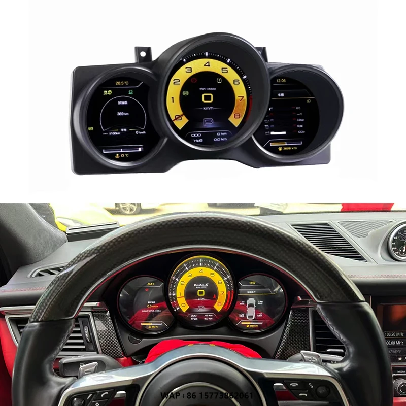 

For Macan 2014-2023 Car Modification LCD Instrument Panel 718 Center Console Performance Display Accessories Car Upgrade