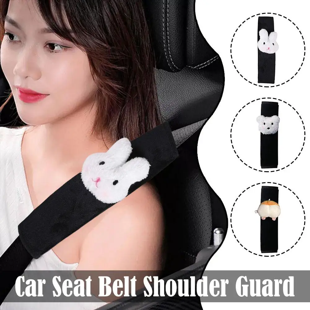 Car Styling Seat Belt Cover Shoulder Strap Harness Pad Protector Car Neck Shoulder Cloud Auto Seatbelt Support Cartoon Cush S5V6