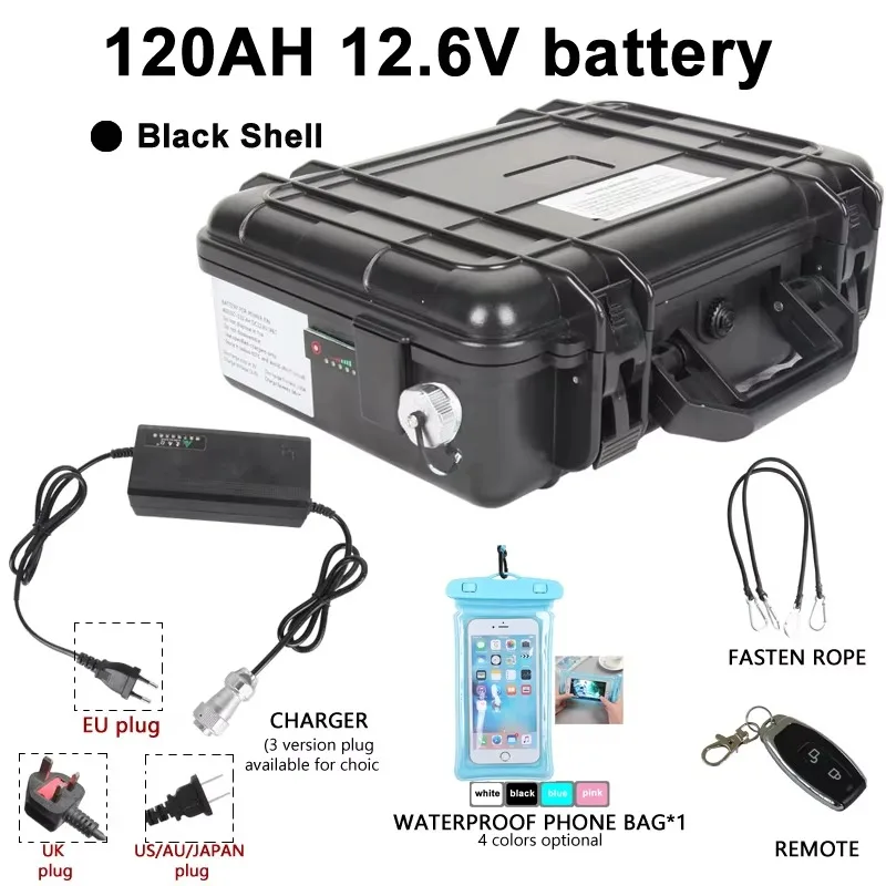 12V 120AH Capacity Sup Board Kayak Stand Paddle Motor Lithium Battery Connection Stand-Up Paddleboarding Accessories