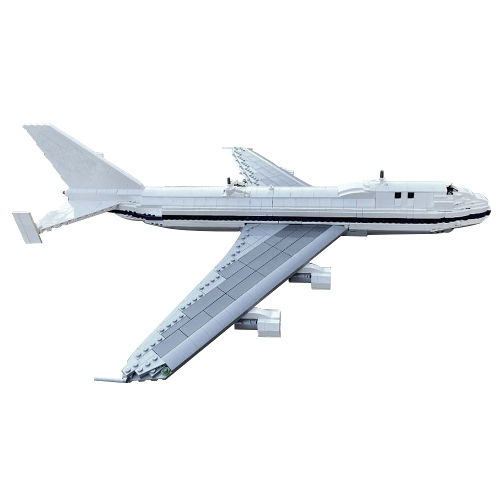 NASAA Boeing 747 Shuttle Carrier Aircraft Building Block Model Kit MOC Airport Airplane Craft Bricks Toy Kid Birthdays Gift