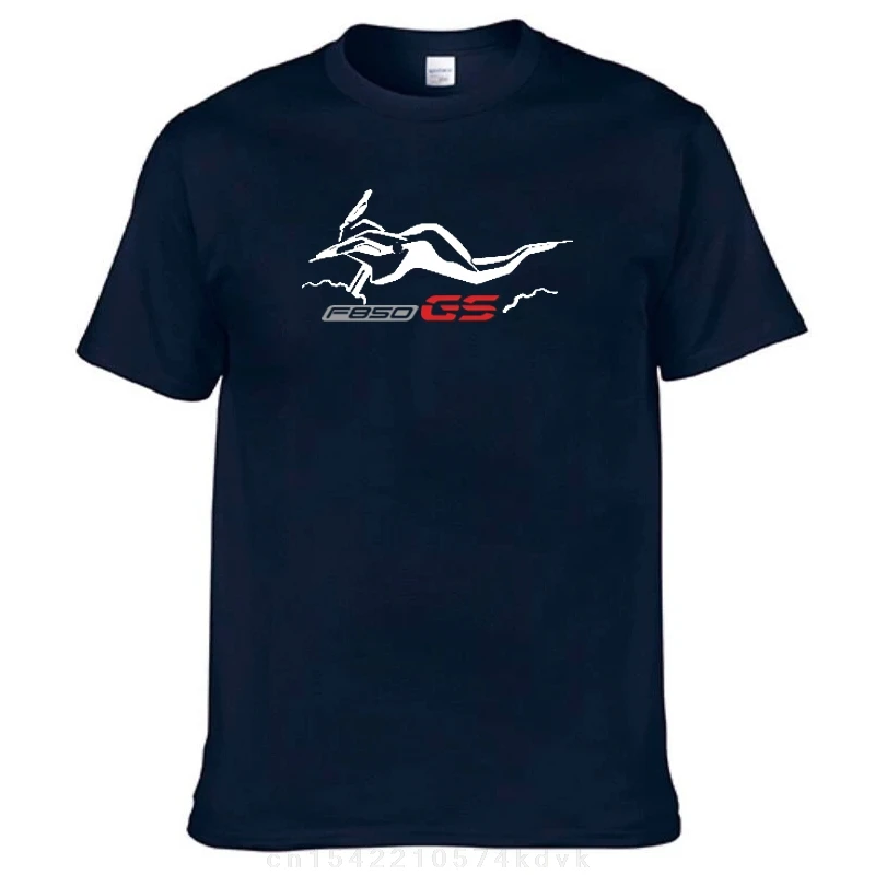 T-Shirt maglia moda Maglietta da uomo nuova 100% cotton 2025 moto Motorrad F850gs F 850 Gs