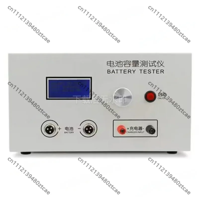 12-72V 20A Battery Capacity Tester, Support External Charger for Lead Acid & Lithium Battery, 100-240V Charge Discharge Tester