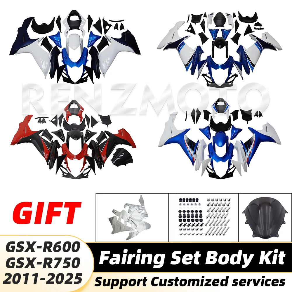 

For Suzuki GSX-R600 R750 2011-2025 K11 2012 2013 2014 Fairing Moto Set Body Kit Decoration Plastic Guard Plate Accessories Shell