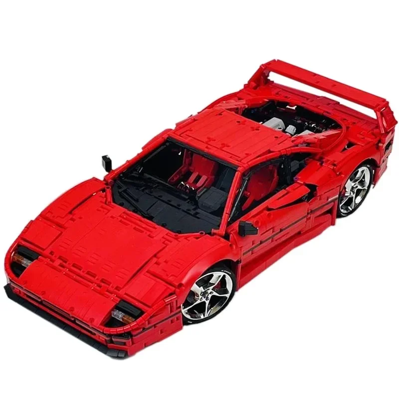 New 1:8 scale 40th Anniversary Edition F40 MOC-140629 Supercar Racing Car Building Block Bricks Educational Toy Birthdays Gifts