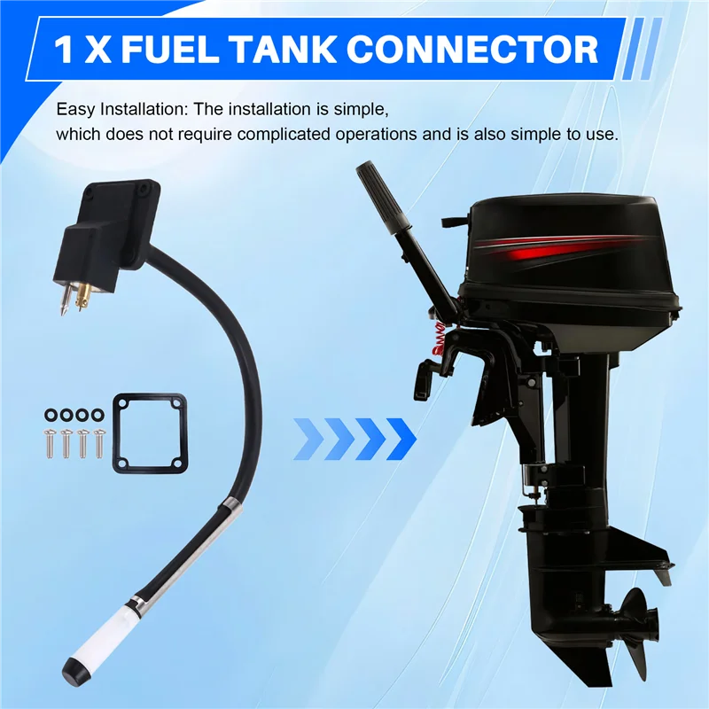 

A77Q-12L 24L морской разъем топливного бака, высокоточный датчик всасывания топлива для лодочного подвесного двигателя, аксессуар