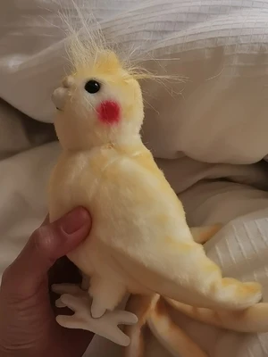 schattige pluche papegaai speelgoed mooie hoogwaardige simulatie papegaai vogel pop cadeau ongeveer 20 cm