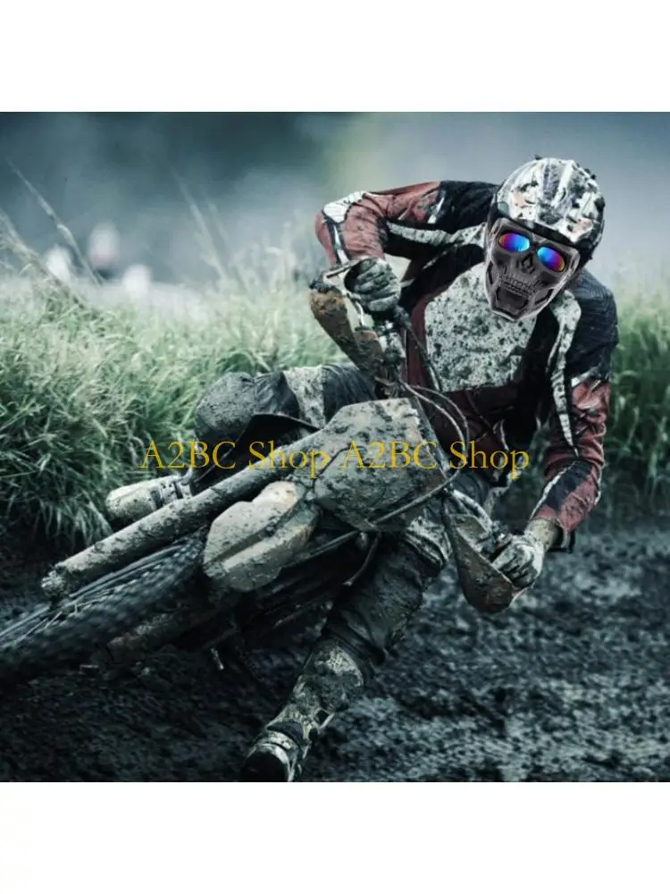 

A2BC Motorcycle Face Mask Goggles Motocross Motorbike Motor Open Face Goggle Glasses
