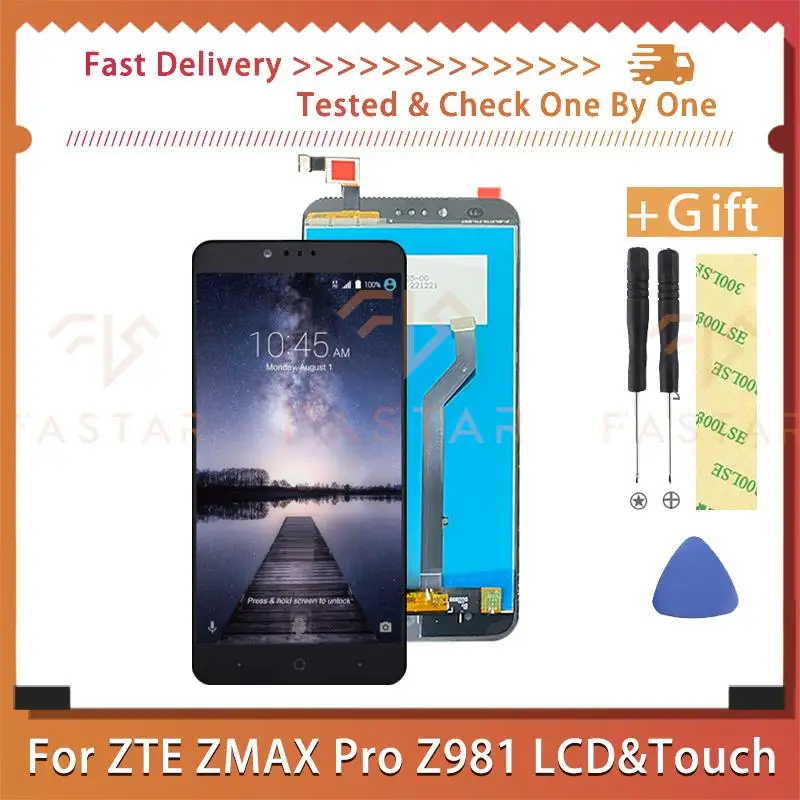 

6.0"Original For ZTE ZMAX Pro Z981 LCD Display Touch Digitizer Assembly Replace Repair mobile phone Screen Z981 ZMAXPro lcd