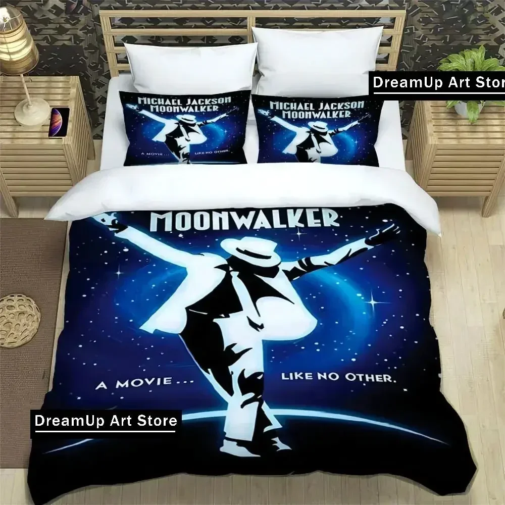 3D Print Fashion Michael Jackson Bedding Set Boys Girls Twin Queen Full Size Duvet Cover Pillowcase Bed Adult Bedroom