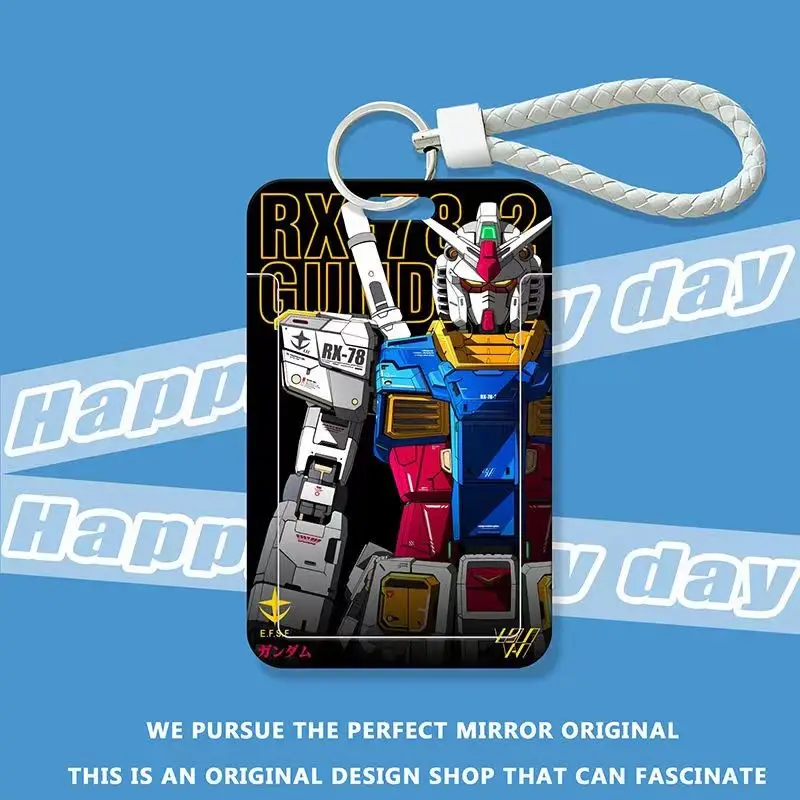 Bandai Gundam Mobile Suit Gundam Card Case Bus Card Protective Case Anti-Degaussing Wear-Resistant Portable Anime Peripheral