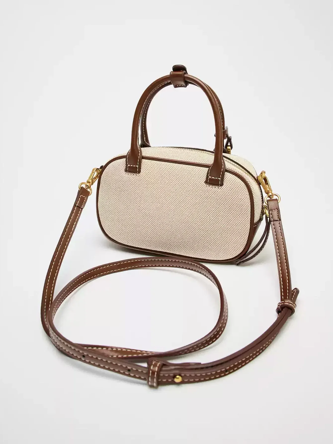 

​​2025 SS Curated Bowling Bag, Multi-Way Top Handle & Crossbody Purse for Women, Architectural Square Tote, Structured Carryall​