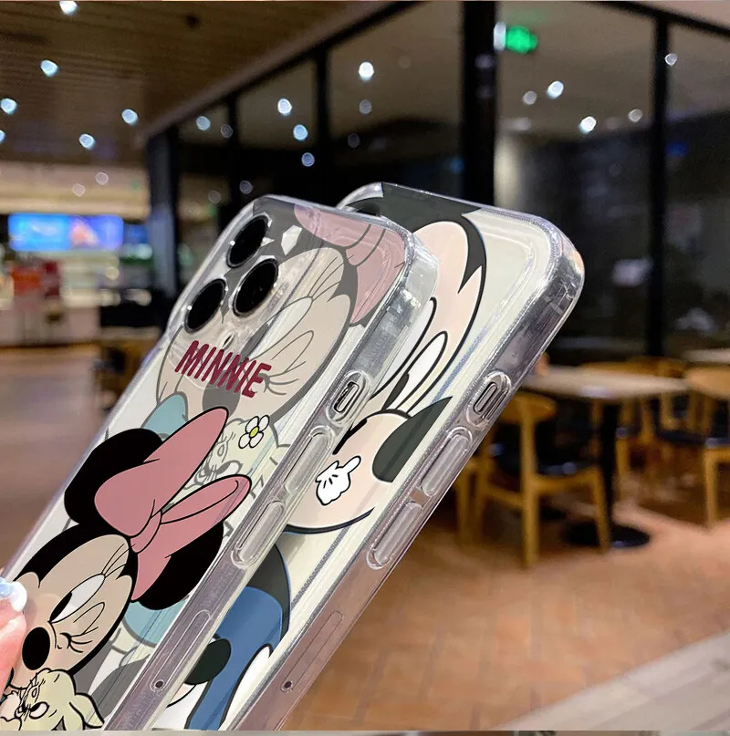 Case For Samsung Galalxy S25 S24 S23 S22 S20 S21 Plus Ultra S24 FE S25+ A55 A54 A35 5G Phone Casing Cute Mickey Minnie Mouse - náhled 3