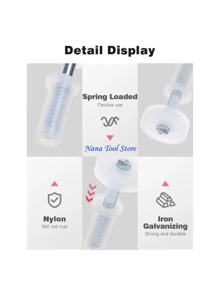 31GJ 4 Pieces Repair Replacement Part Folding Door Hardware Set Door Repair Set