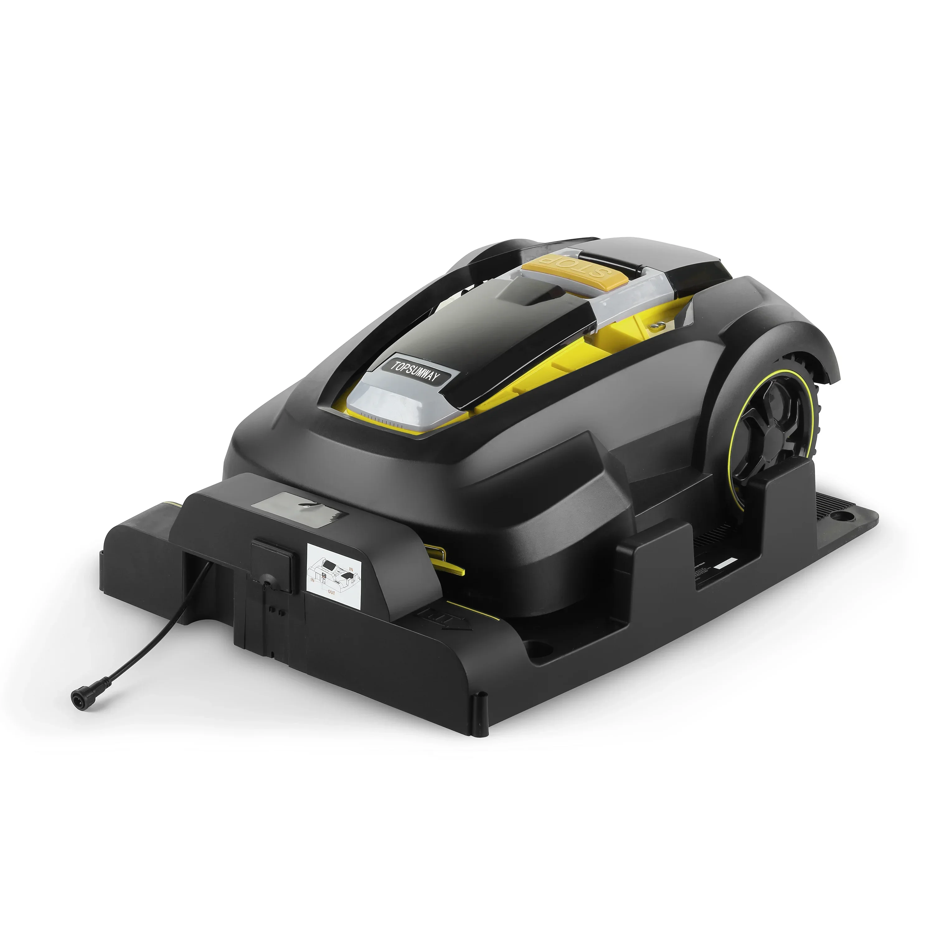 Automatic Robotic Lawn Mower, with Bluetooth app and Boundary Wire robot remote control mower